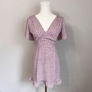 Abercrombie Floral Sundress Pink with Pockets Size XS